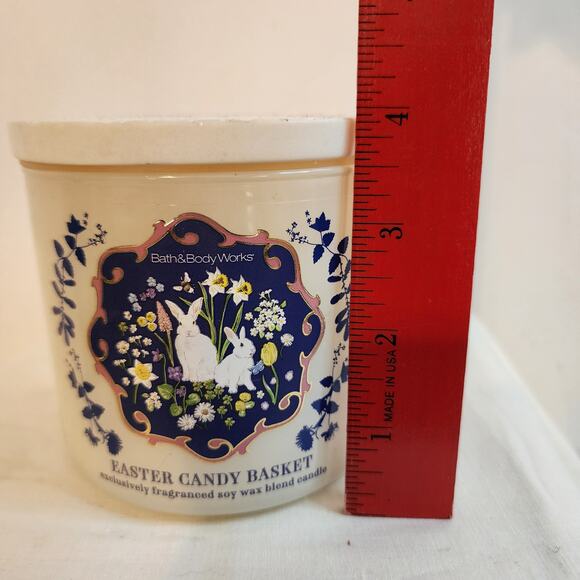 Bath & Body Works Easter Candy Basket 3-Wick Candle 14.5 oz Unused - Picture 2 of 5